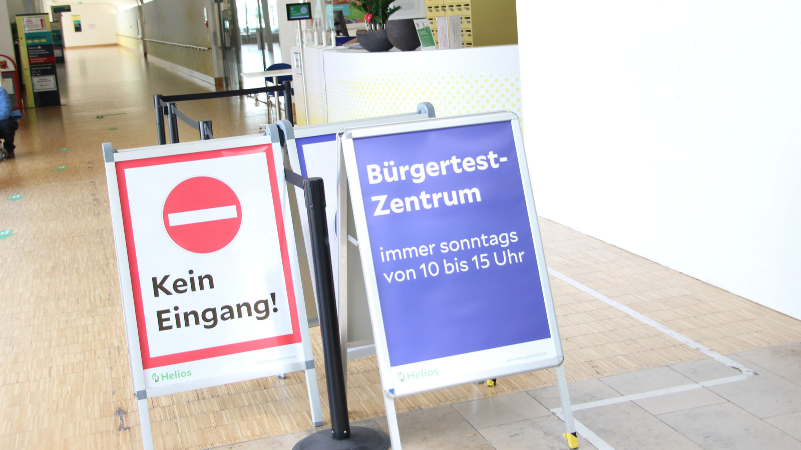 Bürgertestzentrum am Helios Klinikum Pforzheim