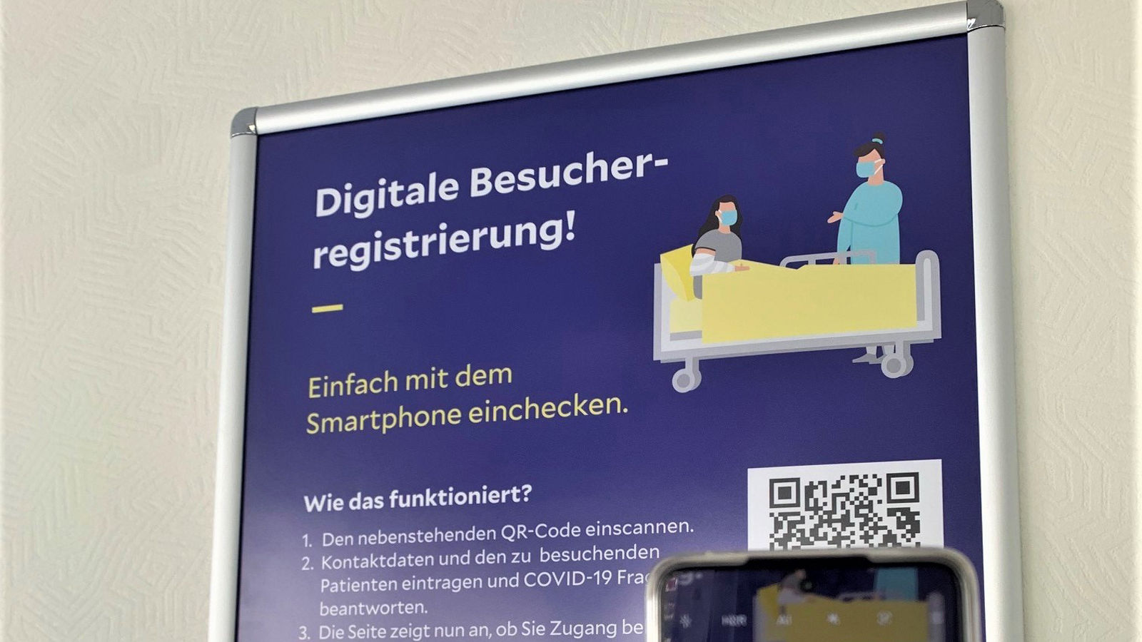 Registriert mit einem Klick