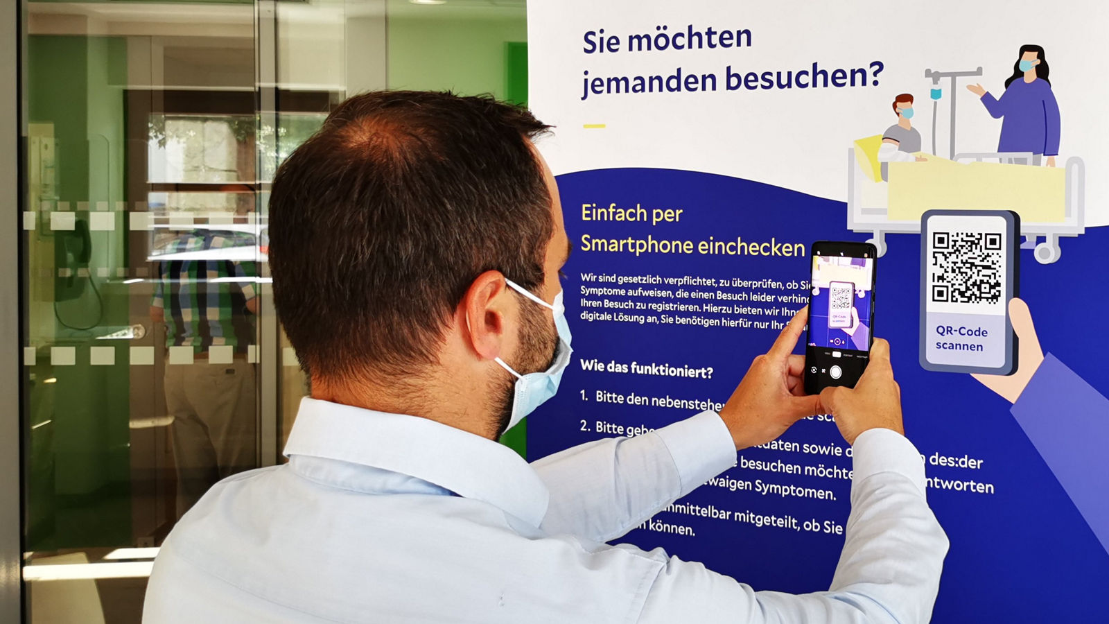Digitale Besucheranmeldung: Mit einem Klick ins Krankenhaus