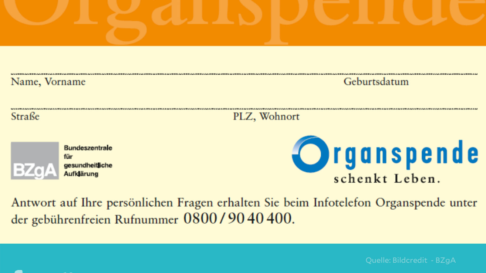 Organspendeausweis_Tag der Organspende