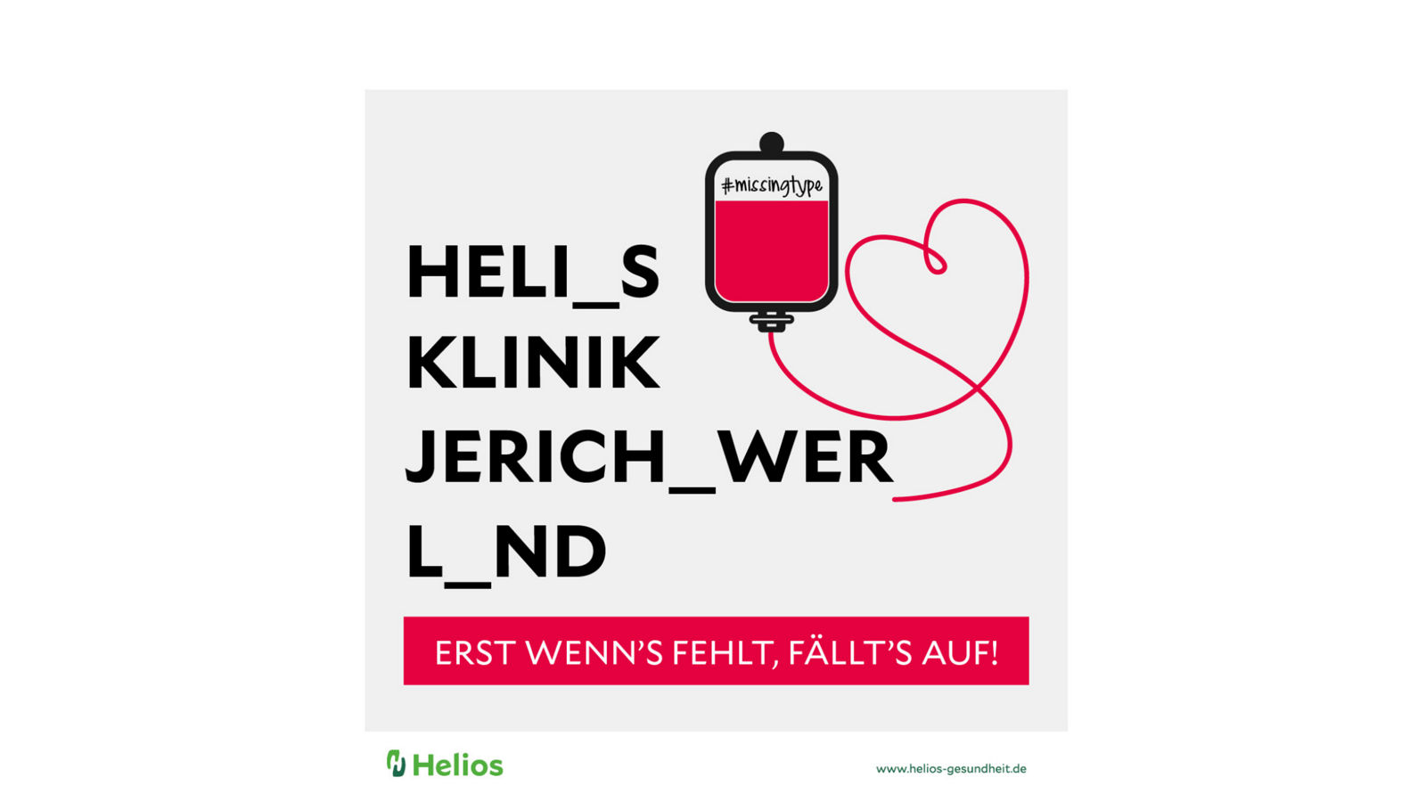 Eine Region spendet Blut