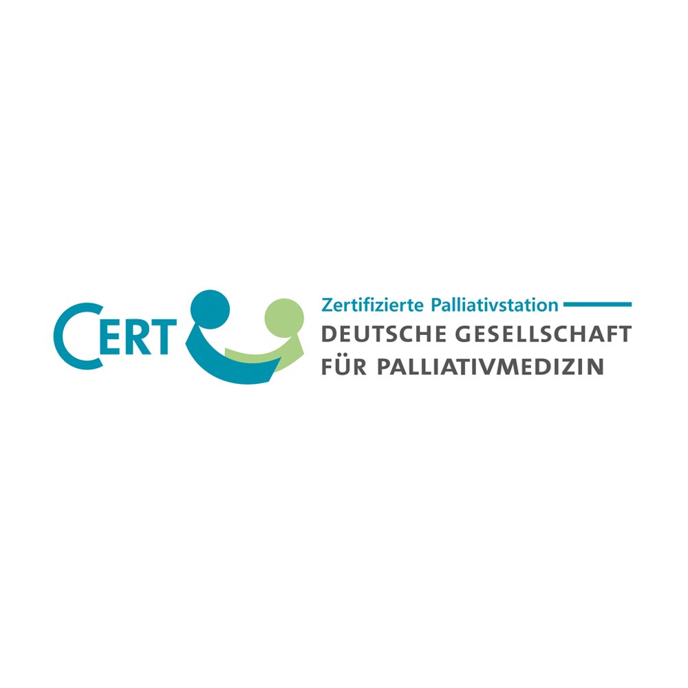 Logo - CERT -Deutsche Gesellschaft für Palliativmedizin - zertifizierte Palliativstation