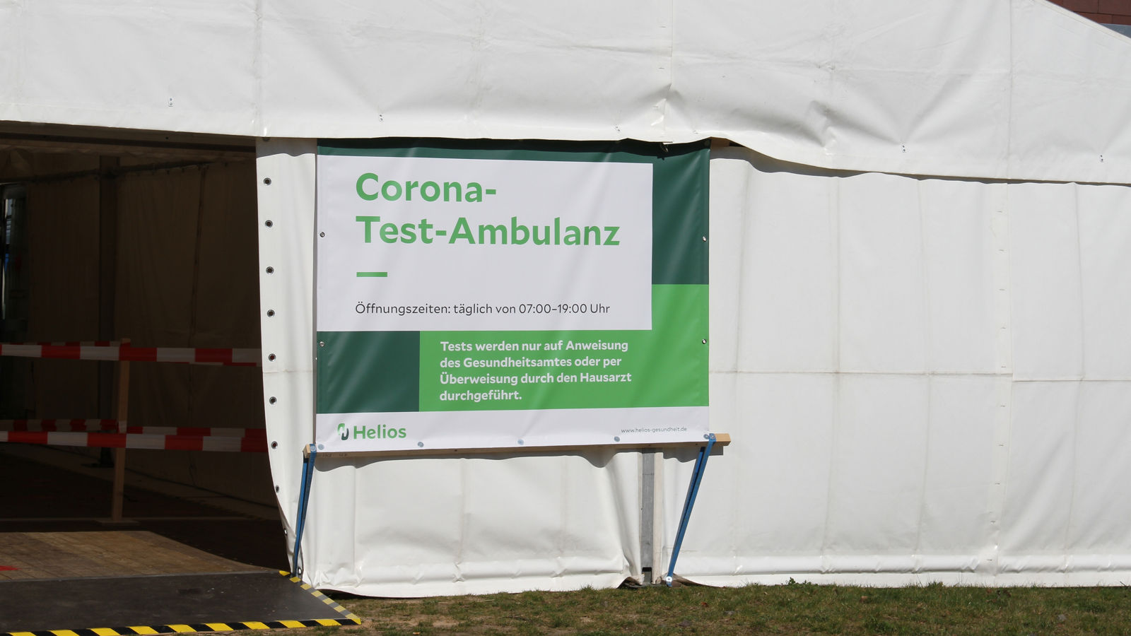 Helios Klinikstandort Leipzig startet Corona-Test-Ambulanz