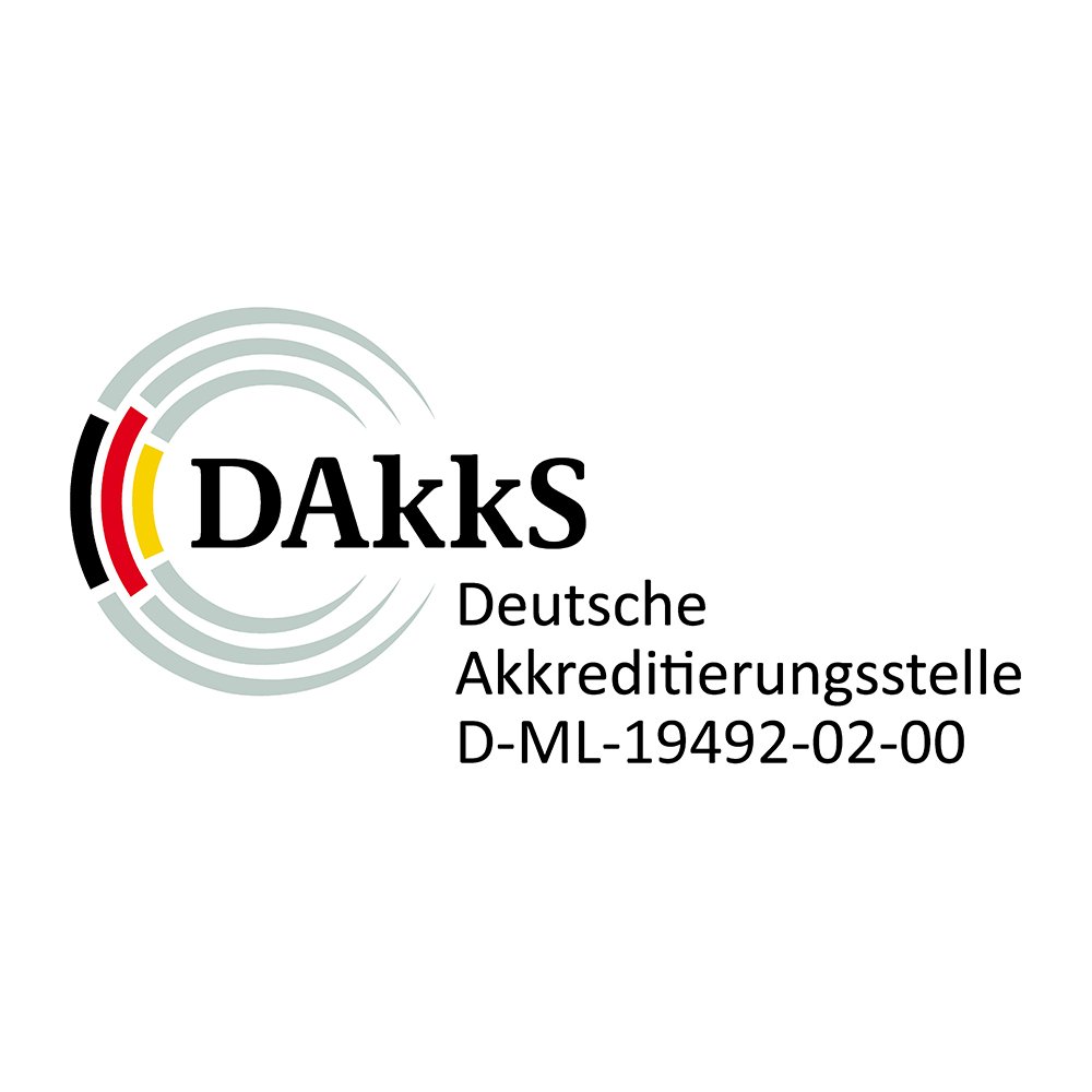 DAkkS-Deutsche-Akkreditierungsstelle Nummer: D-ML-19492-02-00
