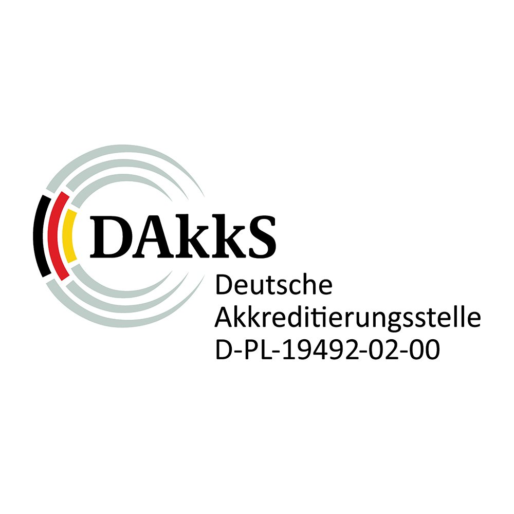 DAkkS-Deutsche-Akkreditierungsstelle Nummer: D-PL-19492-02-00