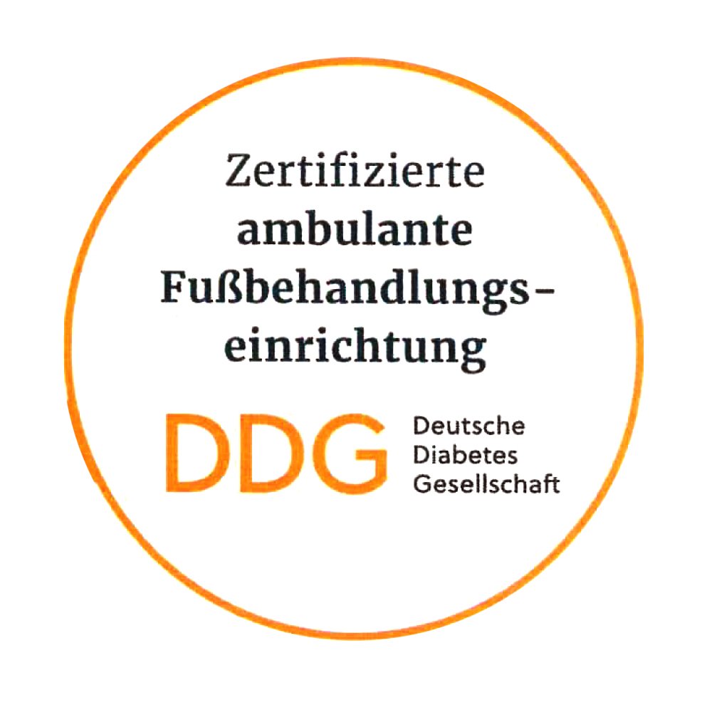 DDG Deutsche Diabetes Gesellschaft Zertifizierte ambulante Fußbehandlungseinrichtung