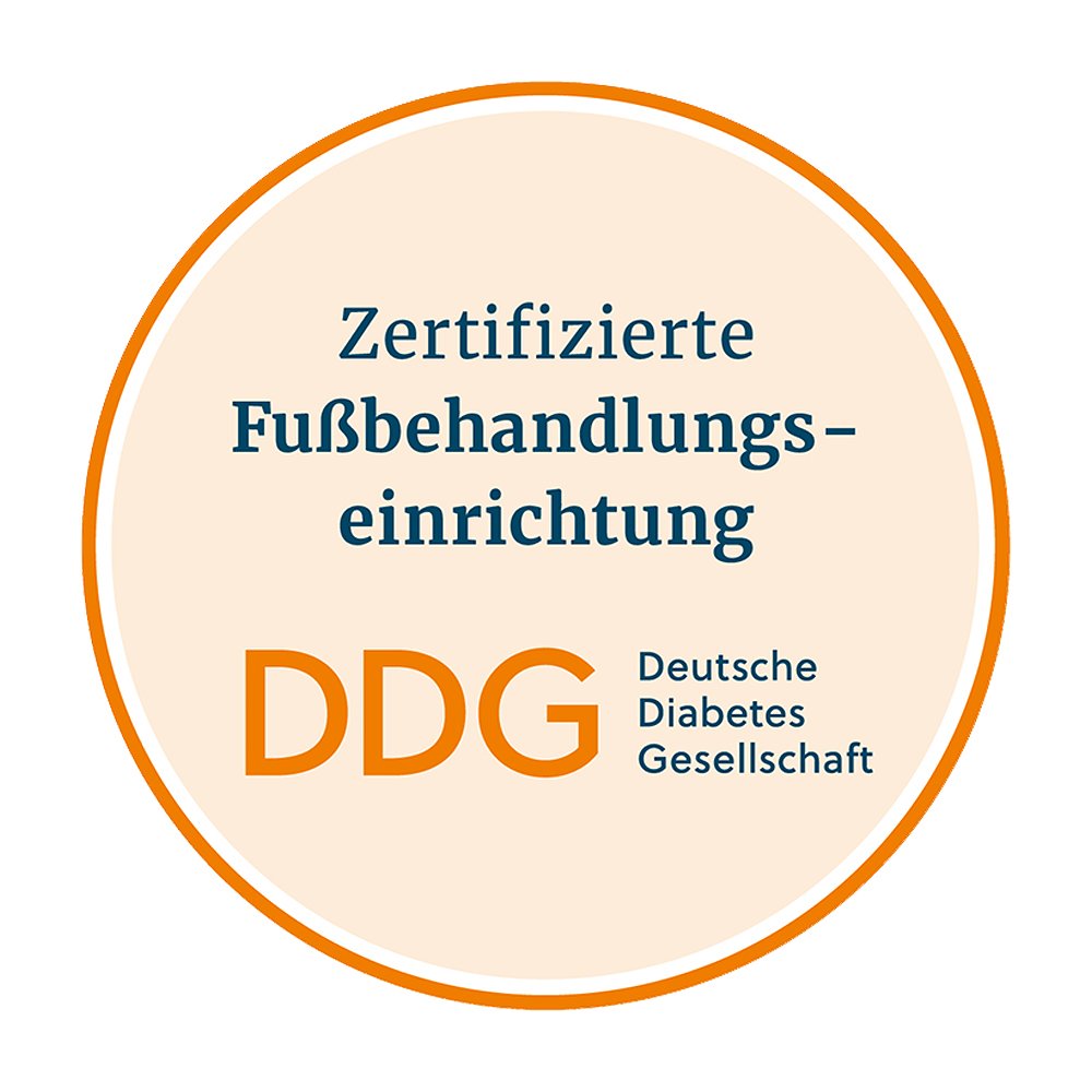 DDG  -Deutsche Diabetes Gesellschaft -Zertifizierte Fußbehandlungseinrichtung