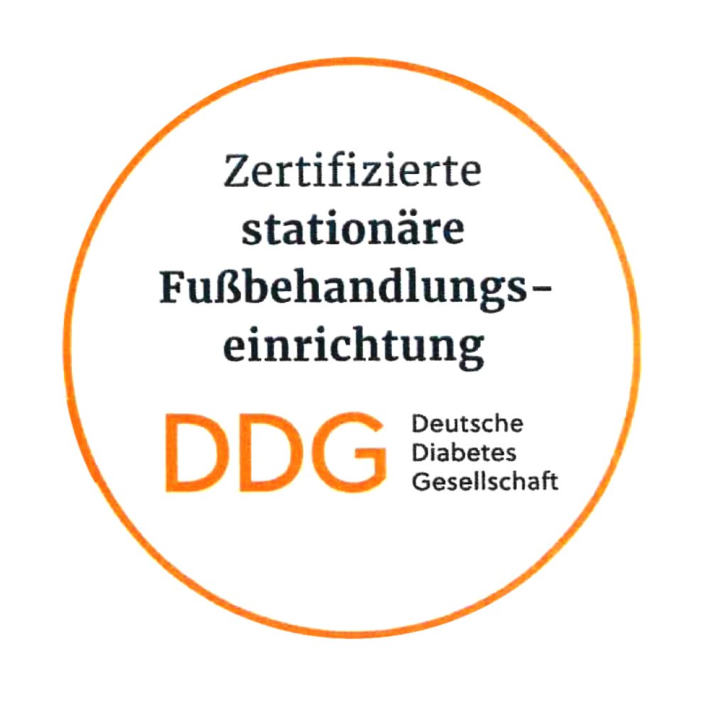 DDG Deutsche Diabetes Gesellschaft Zertifizierte stationäre Fußbehandlungseinrichtung