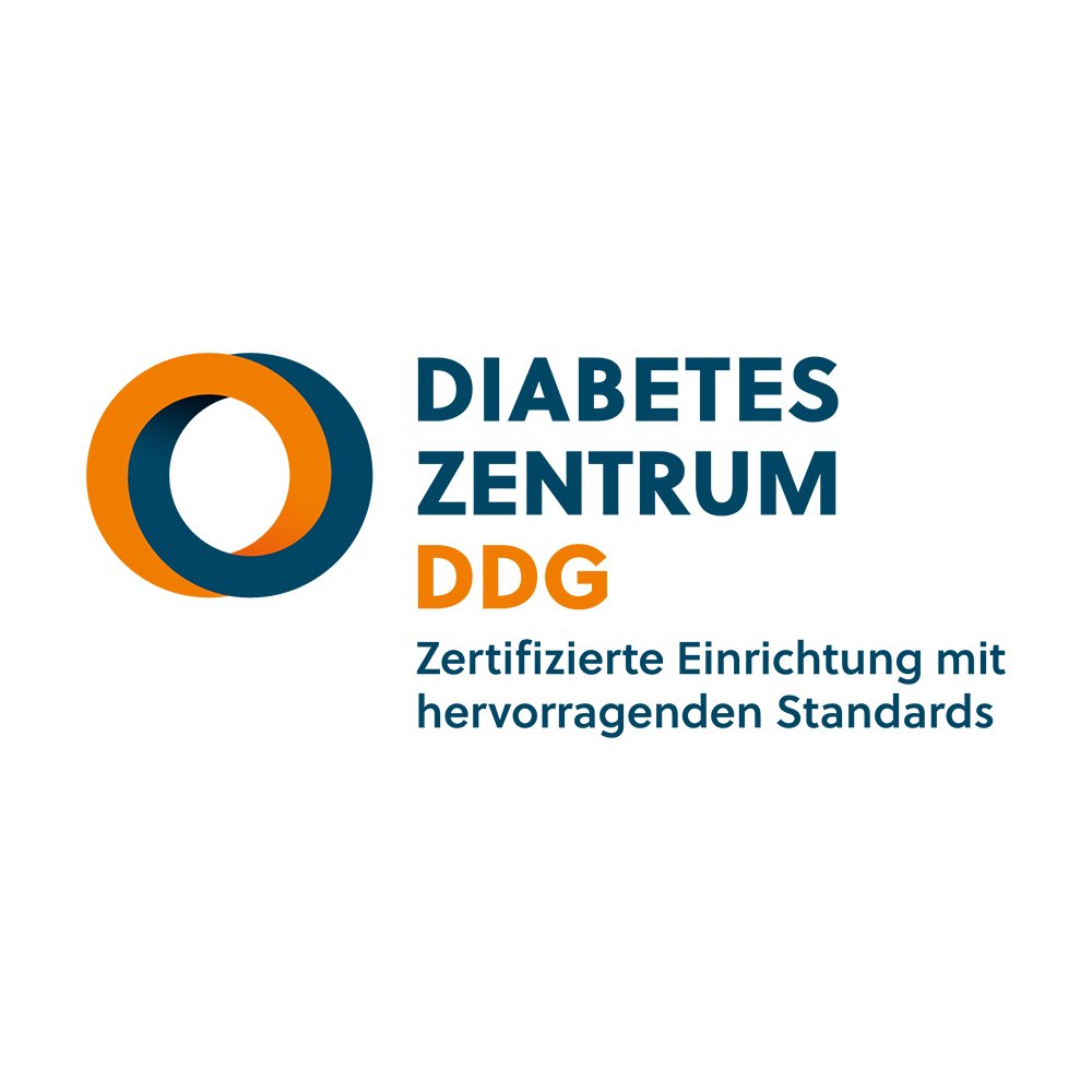 Logo - DDG - Deutsche Diabetes Gesellschaft -Zertifizierte - Strukturen & Prozesse für hervorragende Standards