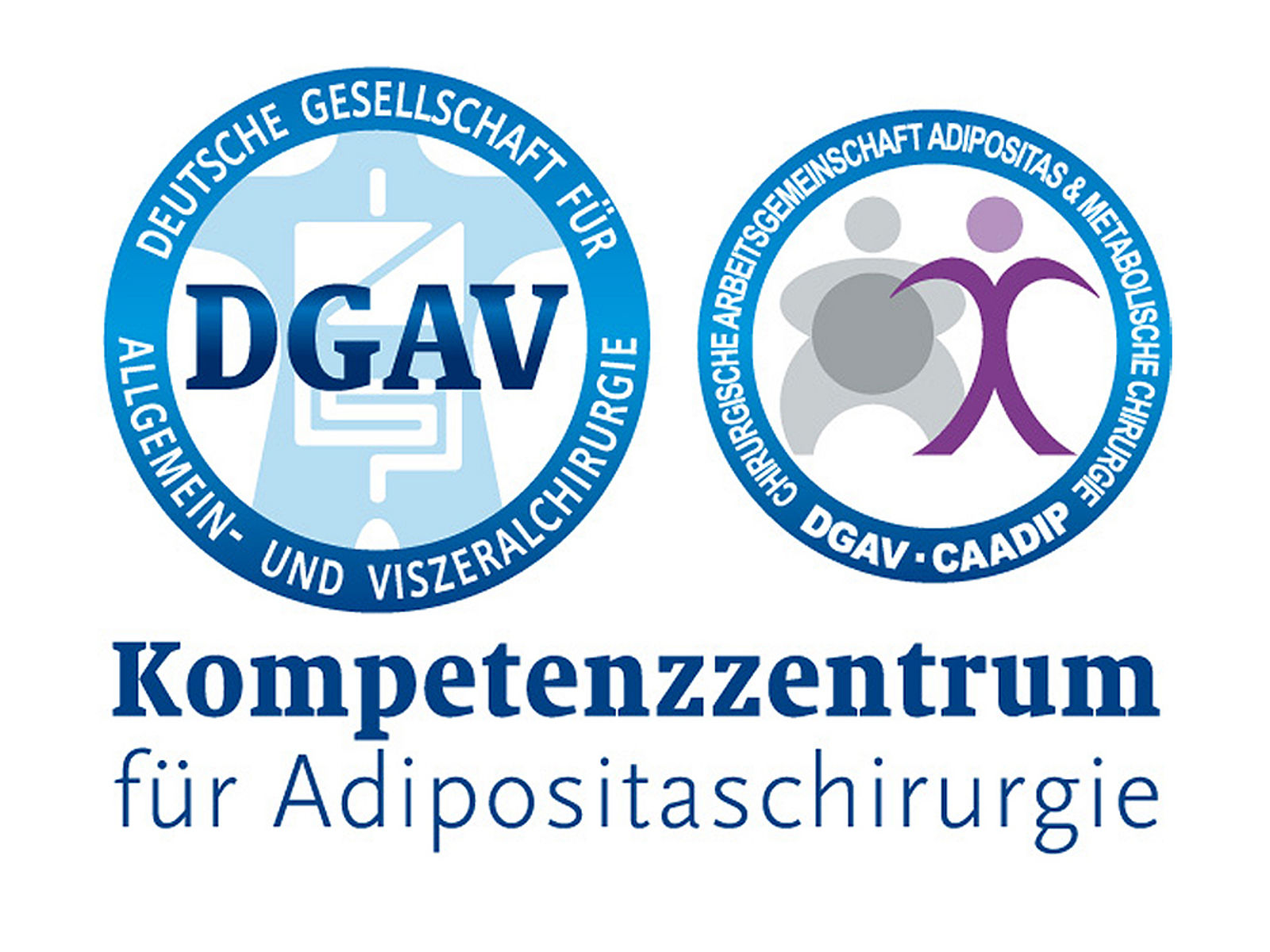Logo - DGAV - Deutsche Gesellschaft für Allgemein- und Viszeralchirurgie - Kompetenzzentrum für Adipositaschirurgie