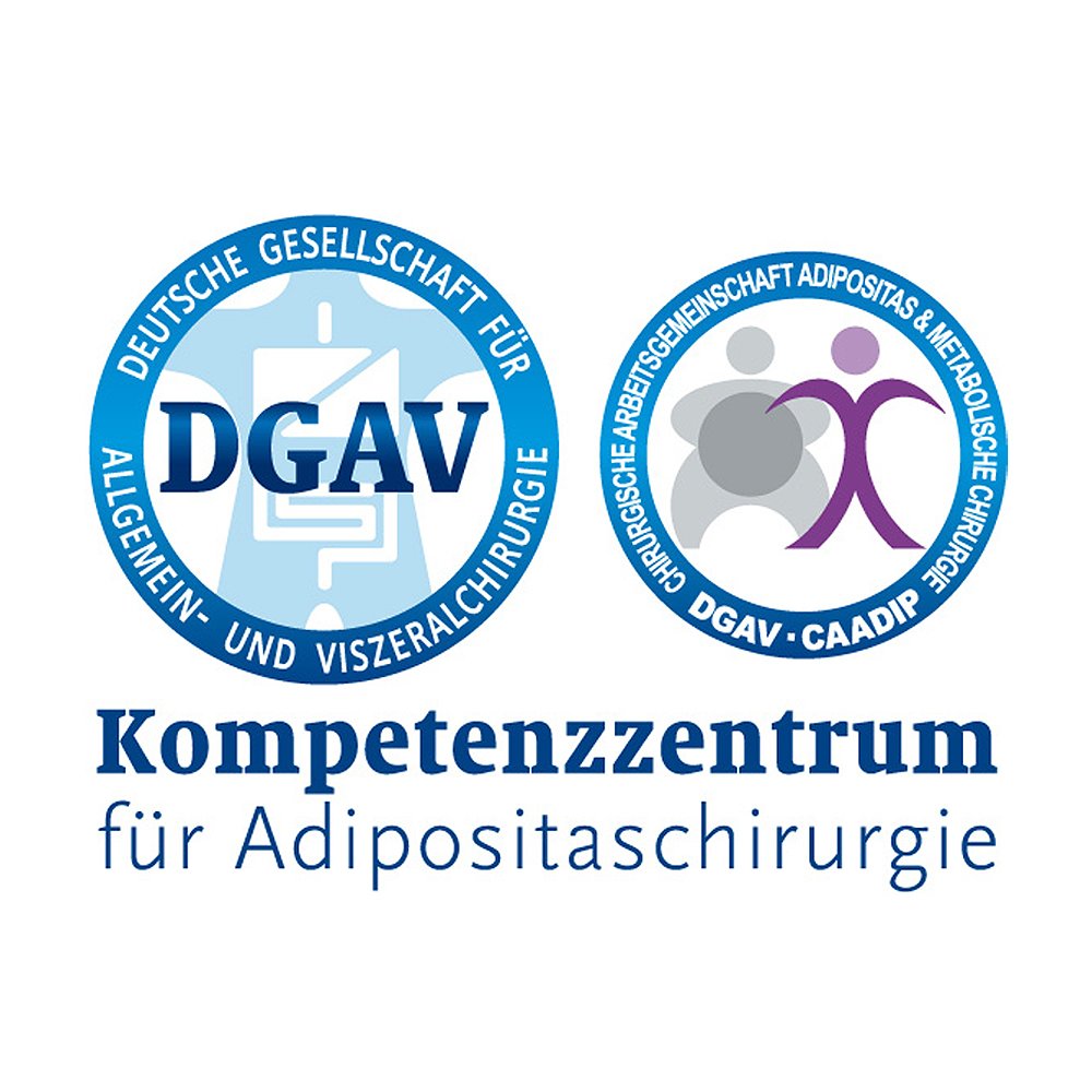 Logo - DGAV - Deutsche Gesellschaft für Allgemein- und Viszeralchirurgie - Kompetenzzentrum für Adipositaschirurgie