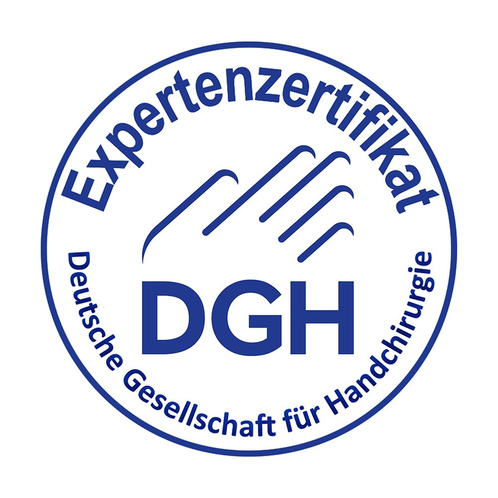 Logo - DGH - Deutsche Gesellschaft für Handchirurgie - Expertenzertifikat