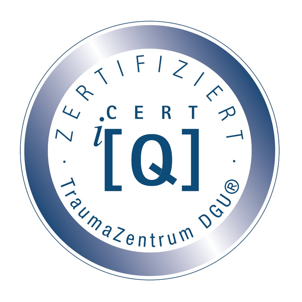 iq-cert Zertifiziert- TraumaZentrum DGU - Deutsche Gesellschaft für Unfallchirurgie