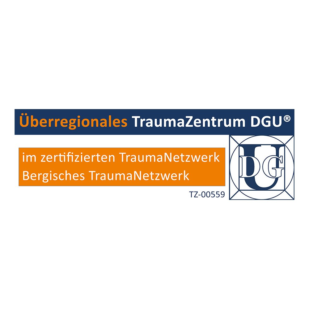 Logo - DGU Überregionales TraumaZentrum - im zertifizierten TraumaNetzwerk - Bergisches TraumaNetzwerk TZ-00559