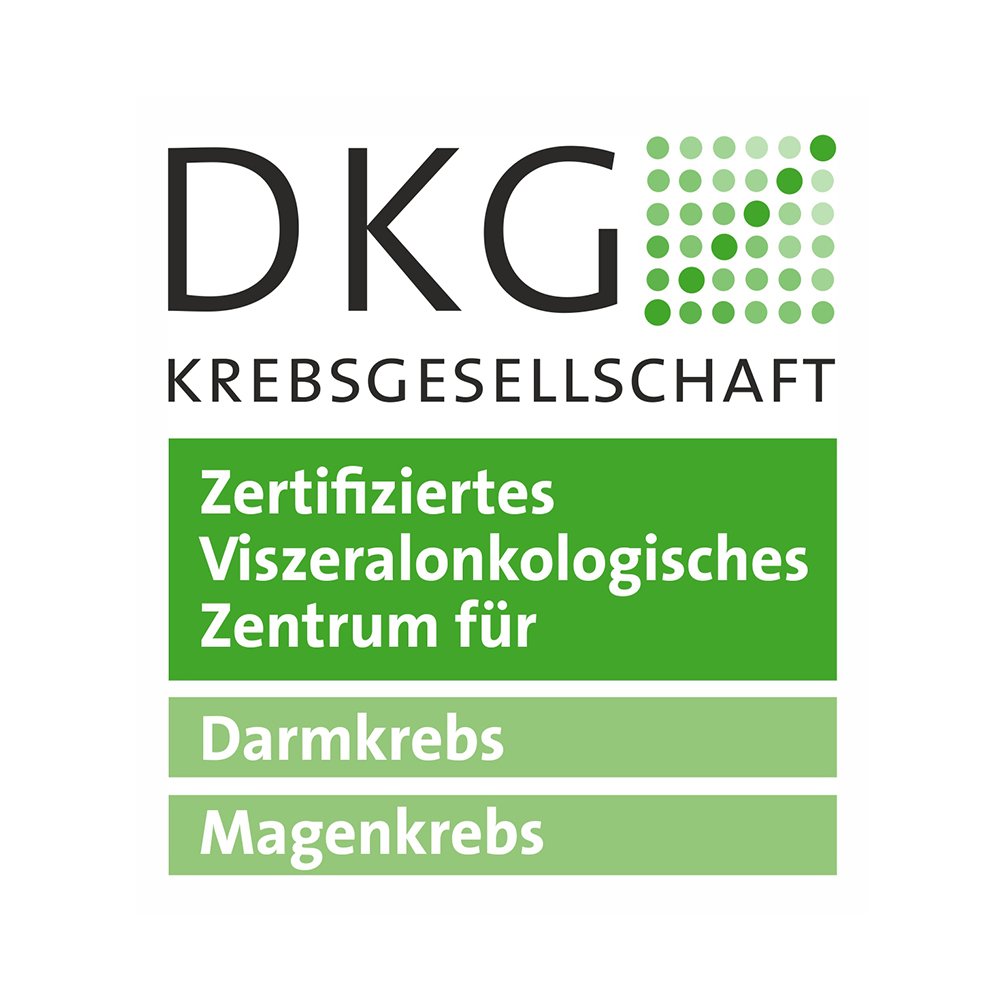 Logo - DKG - Zertifiziertes Viszeralonkologisches Zentrum für Darmkrebs und Magenkrebs