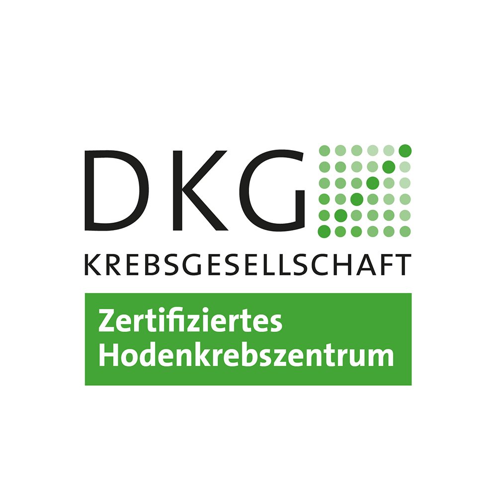 Logo - DKG - Deutsche Krebsgesellschaft - Zertifiziertes Hodenkrebszentrum 