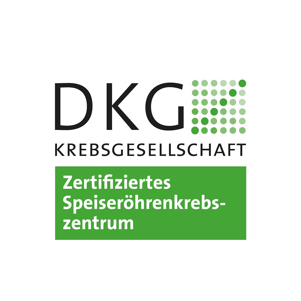 Logo - DKG - Deutsche Krebsgesellschaft - Zertifiziertes Speiseröhrenkrebszentrum