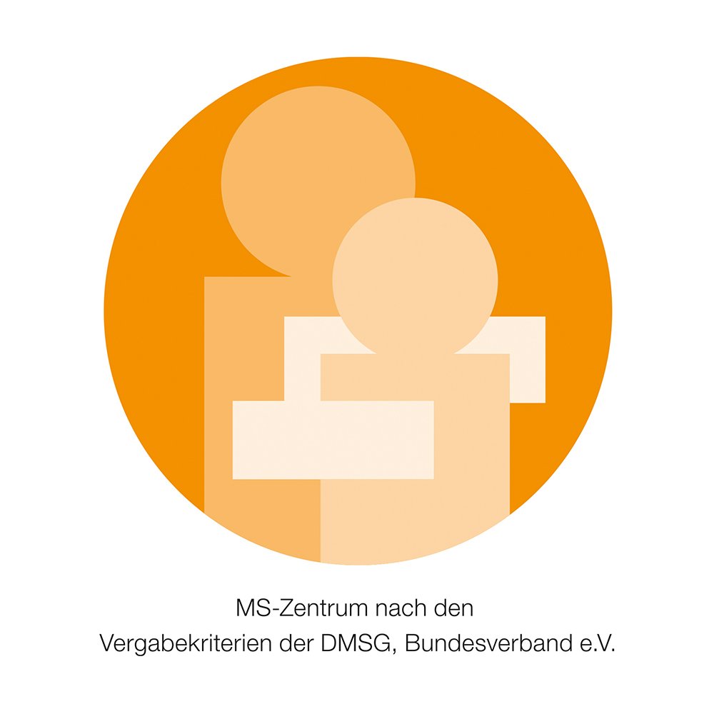 Logo - MS-Zentrum nach den Vergabekriterien der DMSG, Bundesverband e.v.DMSG