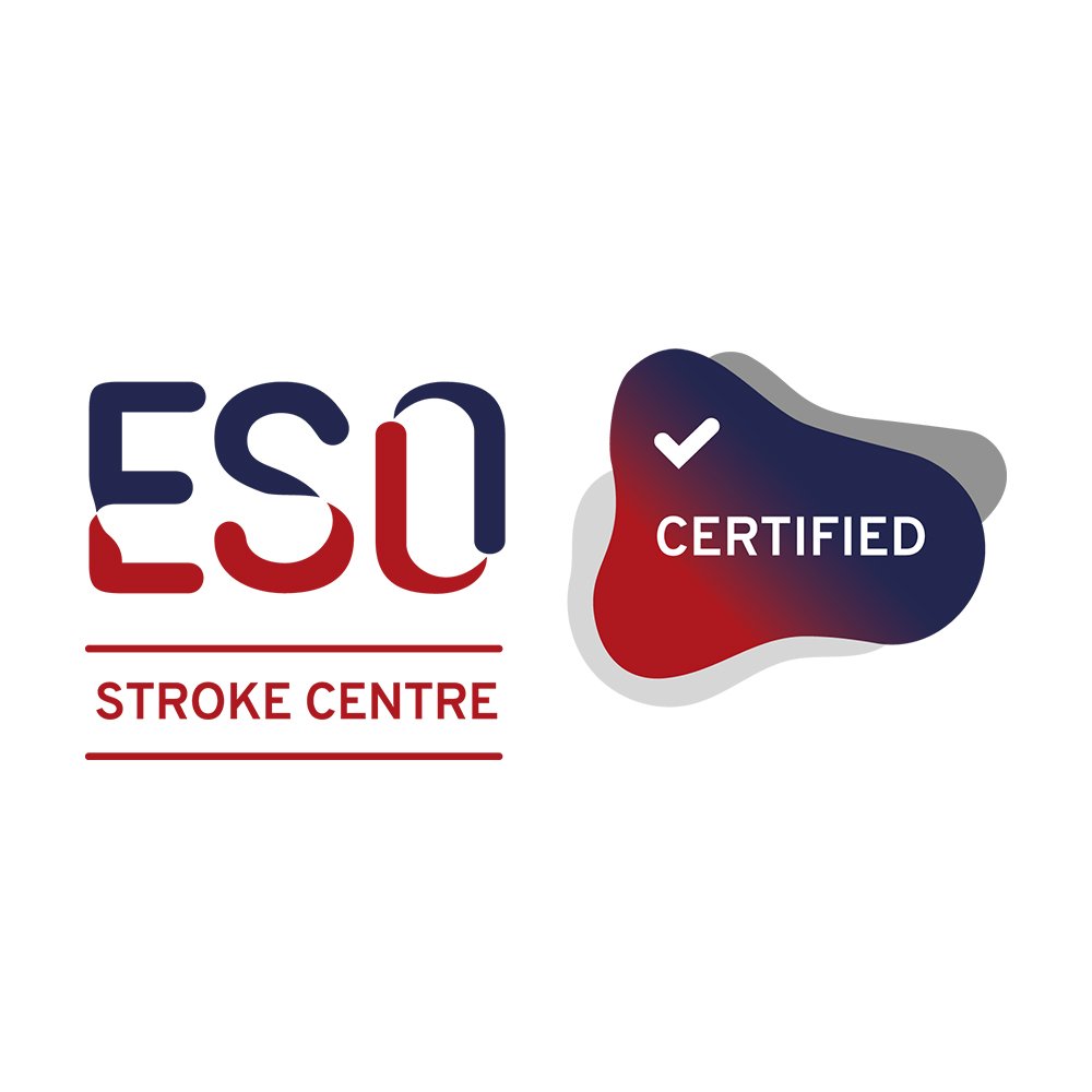 Logo- ESO - European Stroke Organisation - Stroke Centre - Certified