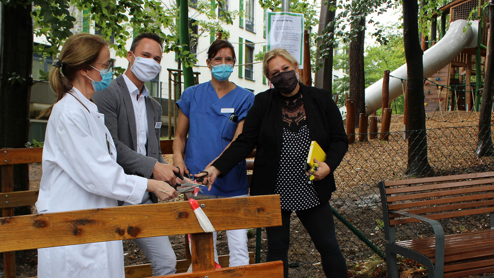 Helios Mariahilf Klinik Hamburg eröffnet Spielplatz