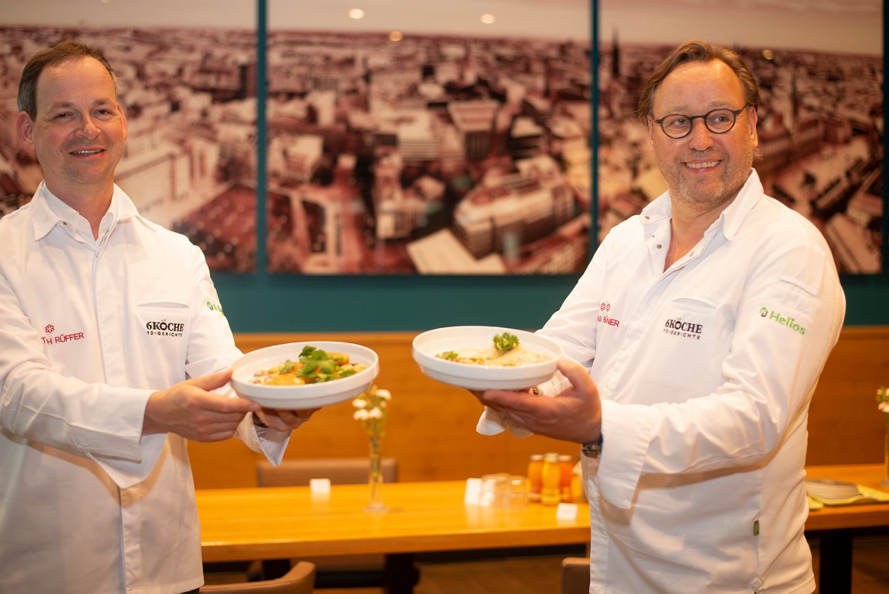 Sterneköche präsentieren ihre Gerichte , Veranstaltung ENDO-Klinik Hamburg
