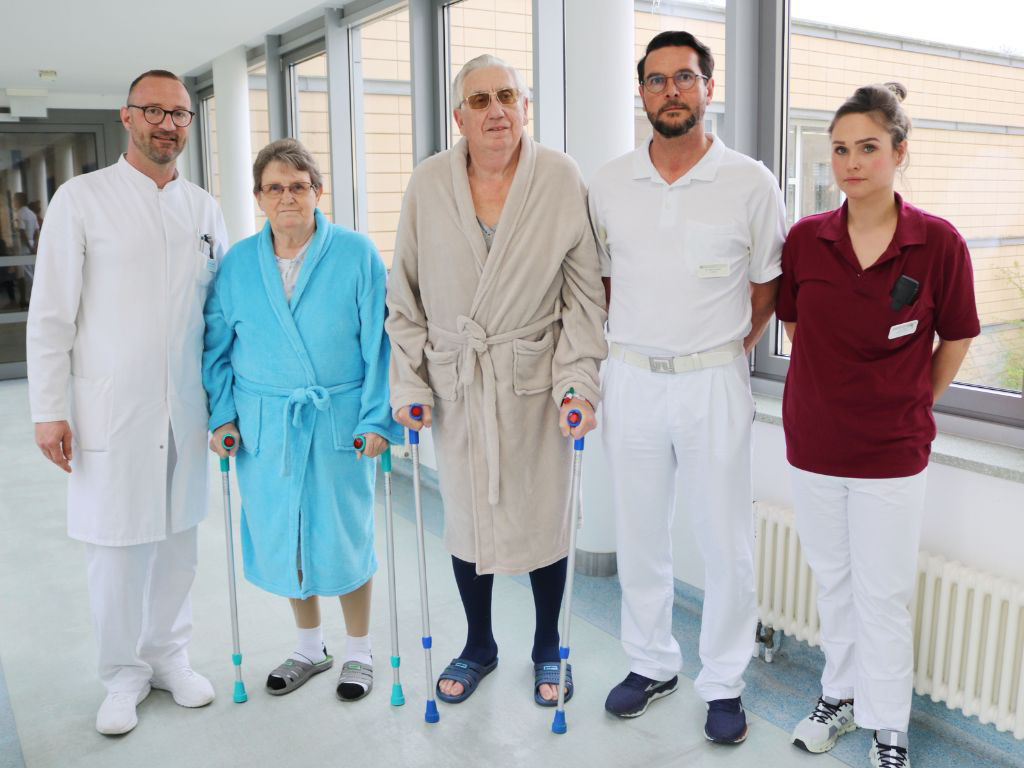 Hochzeitstag gemeinsam im Krankenbett der Helios Klinik Jerichower Land gefeiert