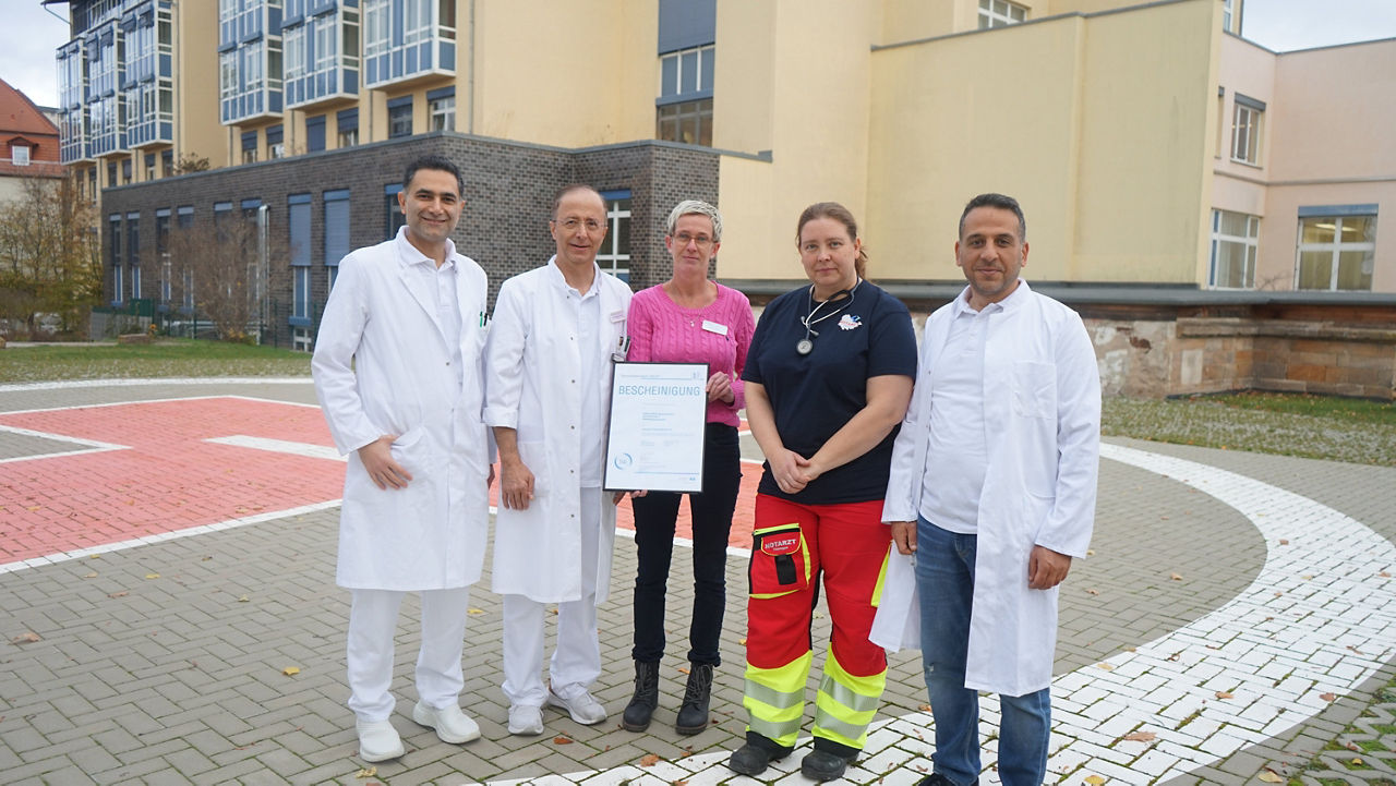 Erfolgreiche Rezertifizierung zum lokalen Traumazentrum