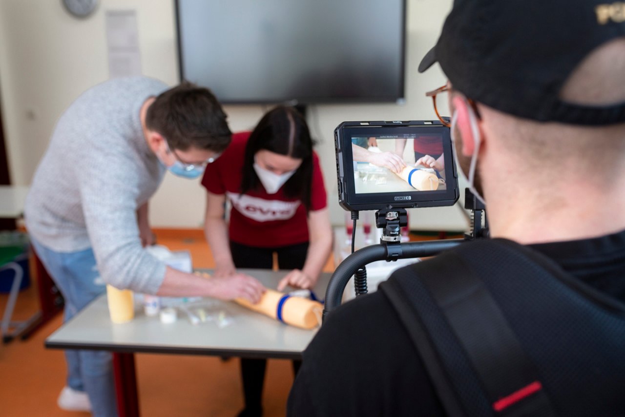 Videoprojekt zur Ausbildung Pflegefachkraft