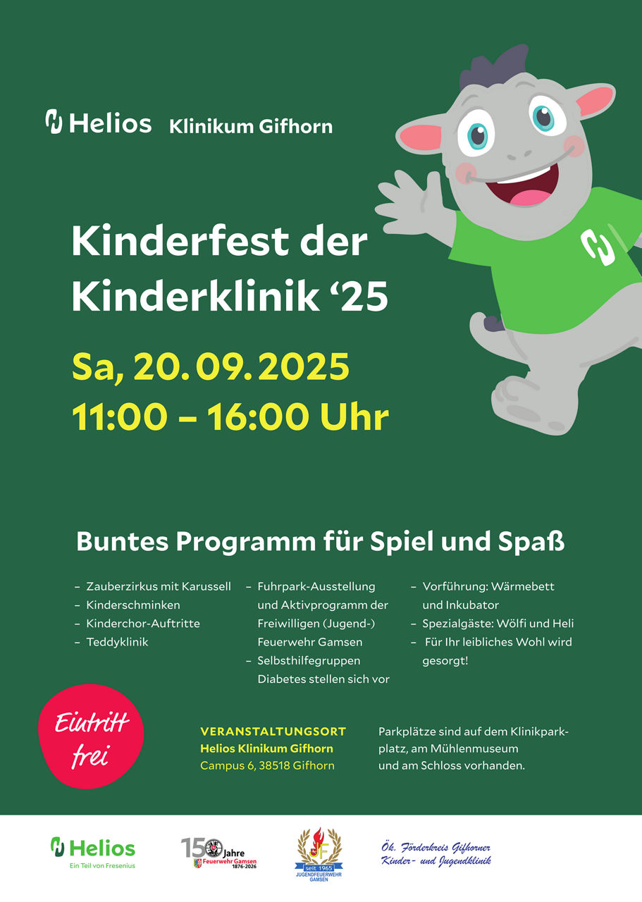Kinderfest der Kinderklinik am Helios Klinikum Gifhorn  am 20. September 2025