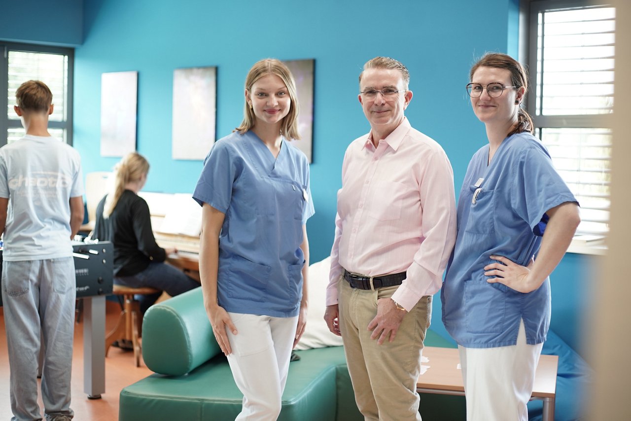 Das Team der Kinderschmerzklinik.
