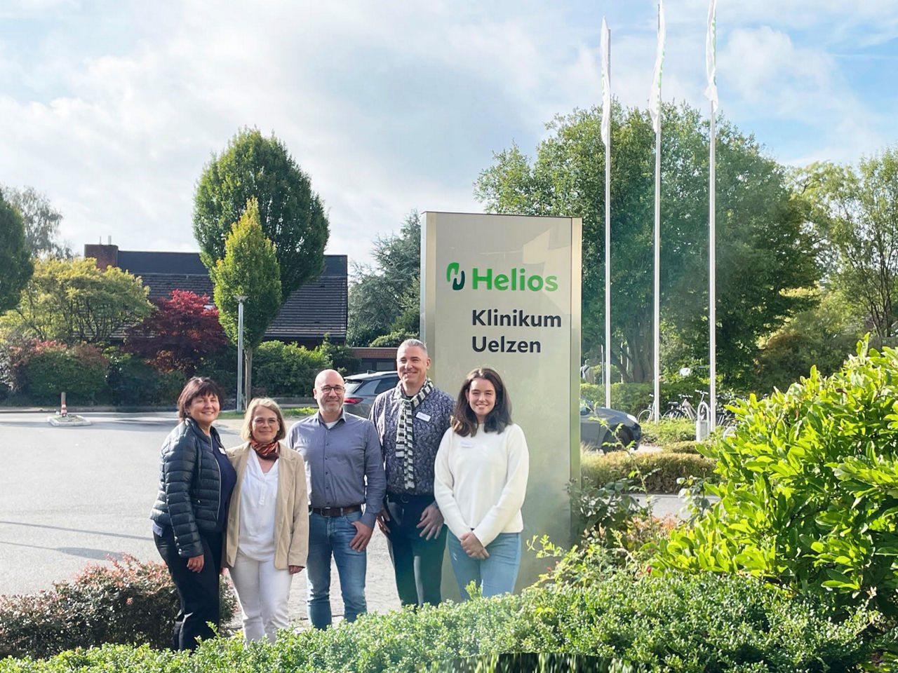 Robert Pfeiffer und Lena-Maria Vogel stellen das neue Leitungsteam am Bildungszentrum des Helios Klinikums Uelzen