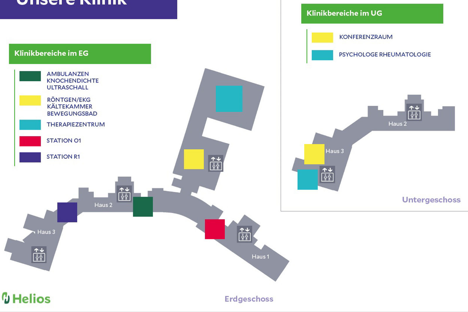 Lageplan der Fachklinik