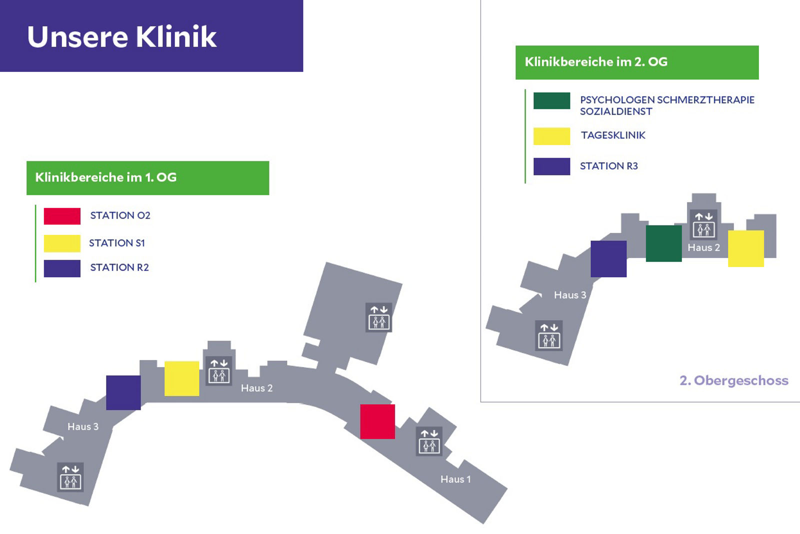 Lageplan der Fachklinik