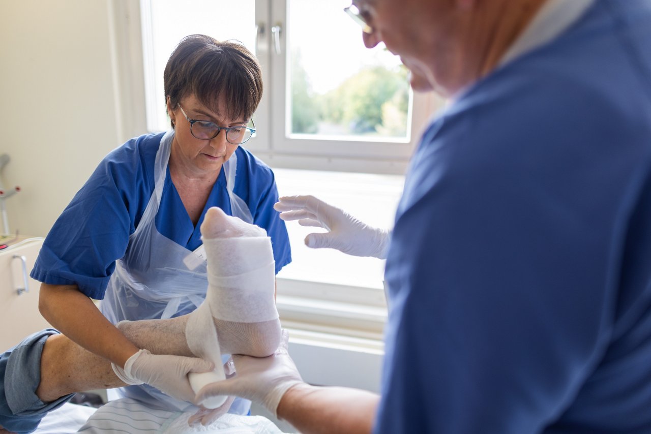 Wundversorgung Verbandswechsel