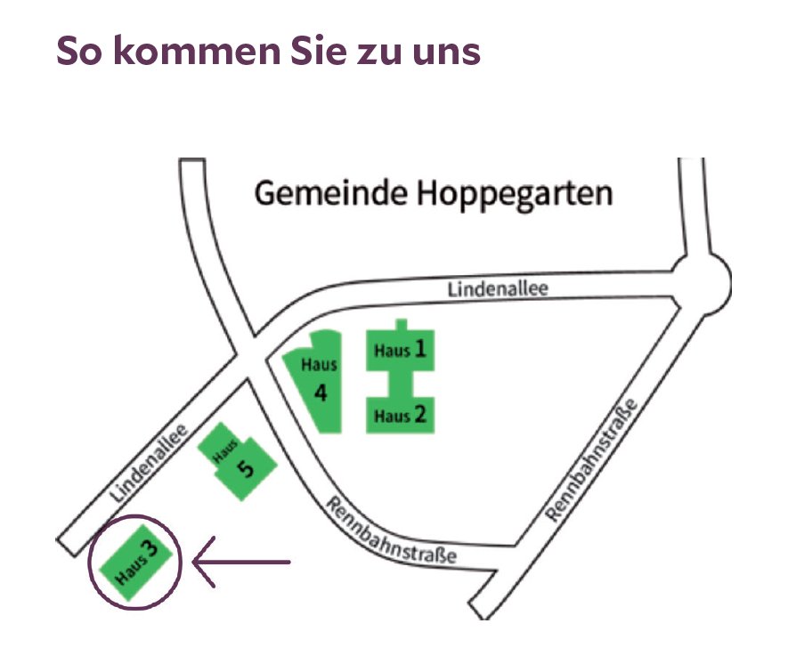 Helios Privatpraxis Hoppegarten Karte