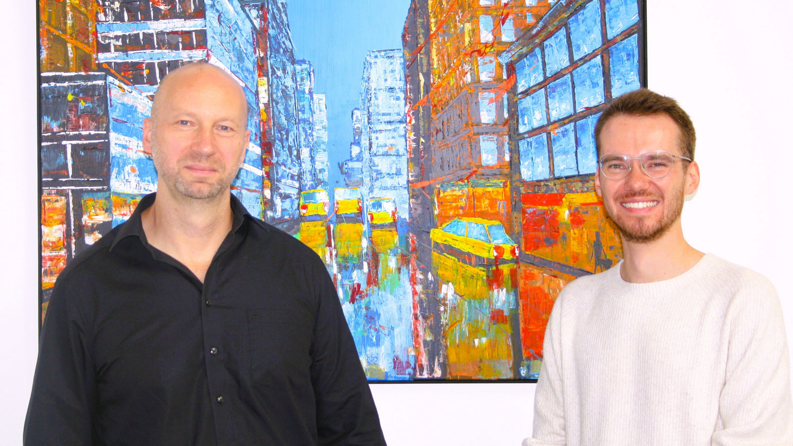 Helios-Sprecher Marco Wehr (l.) mit Jan-Luca Thomas