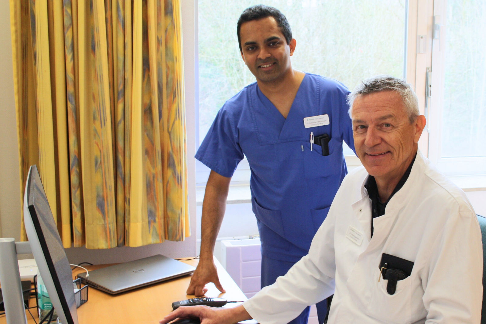 Dr. Lakshman Manoranjan und Dr. Volker Spartmann