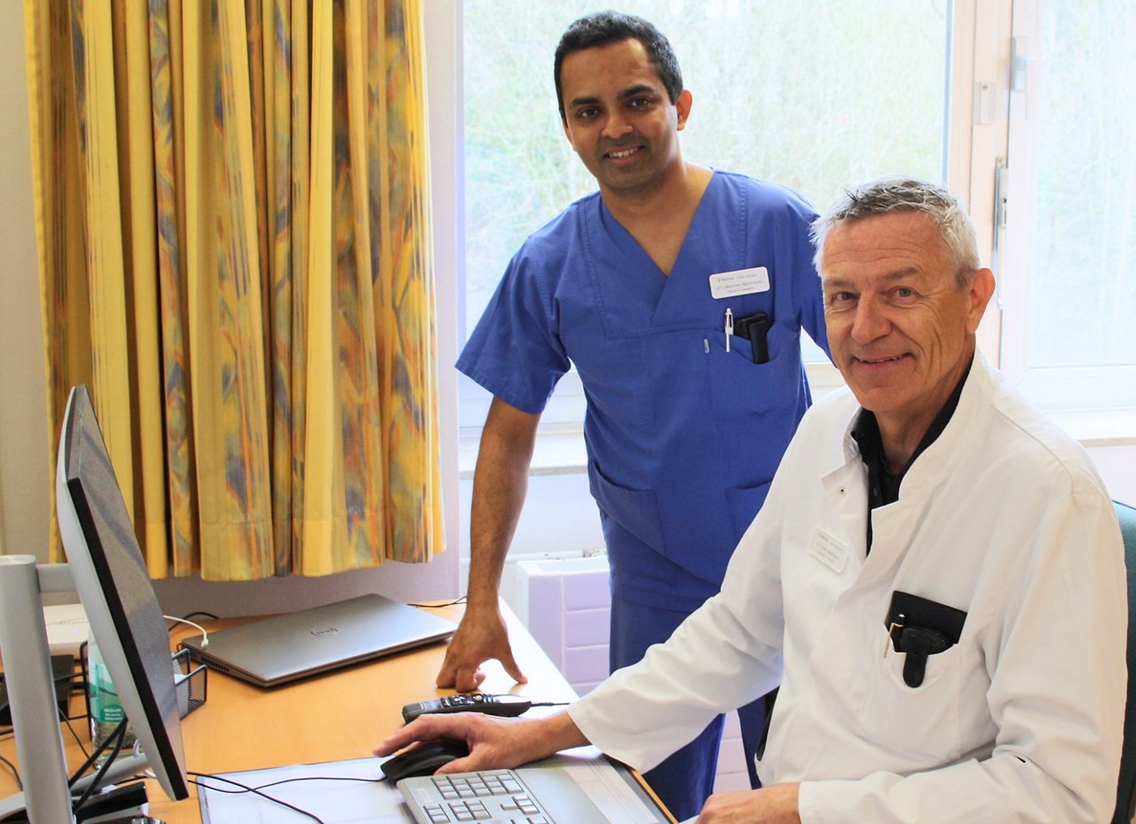 Dr. Lakshman Manoranjan und Dr. Volker Spartmann