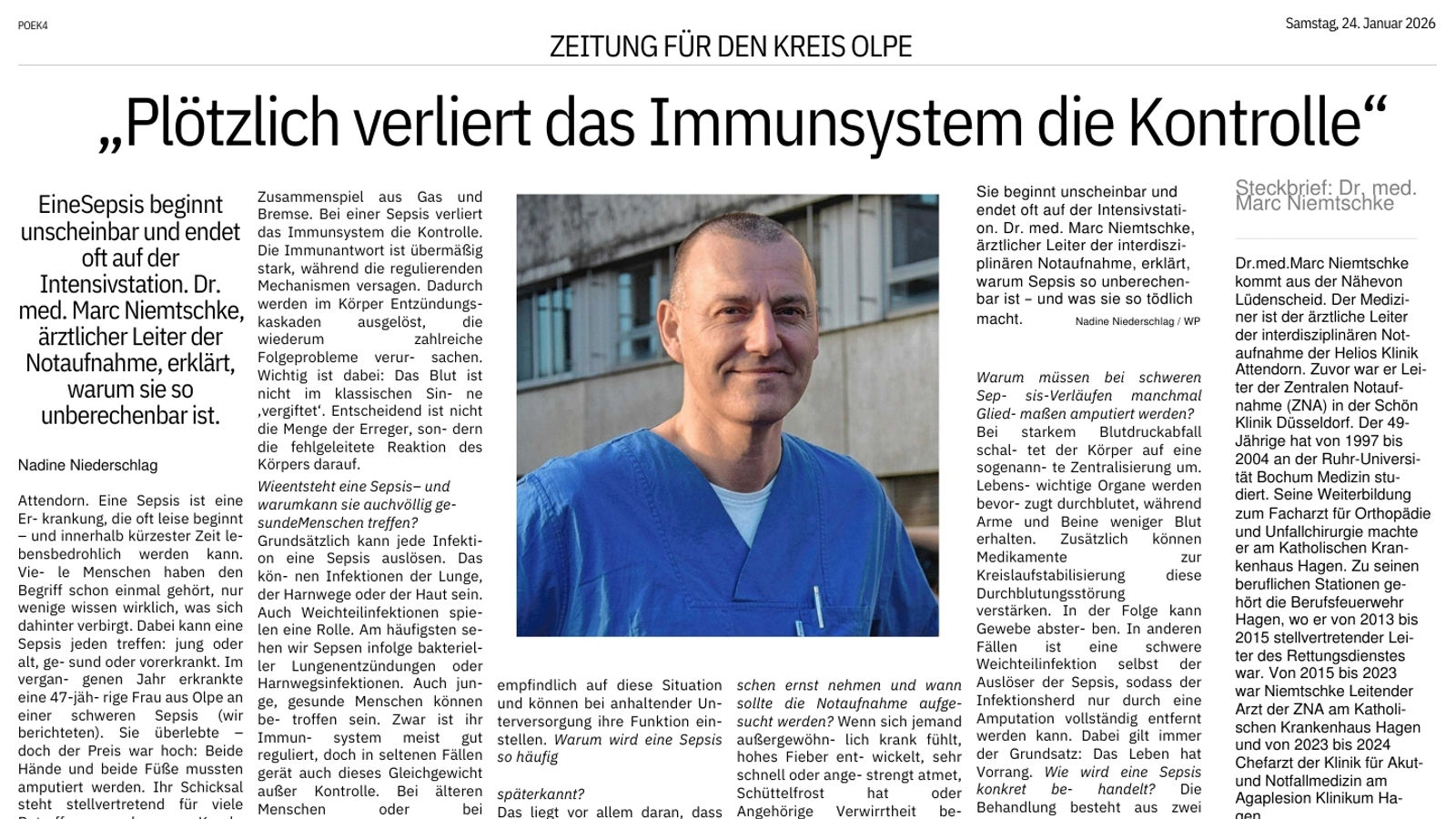"Plötzlich verliert das Immunsystem die Kontrolle"