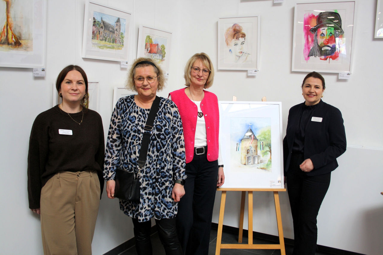Aquarell-Ausstellung in der Helios Klinik Attendorn