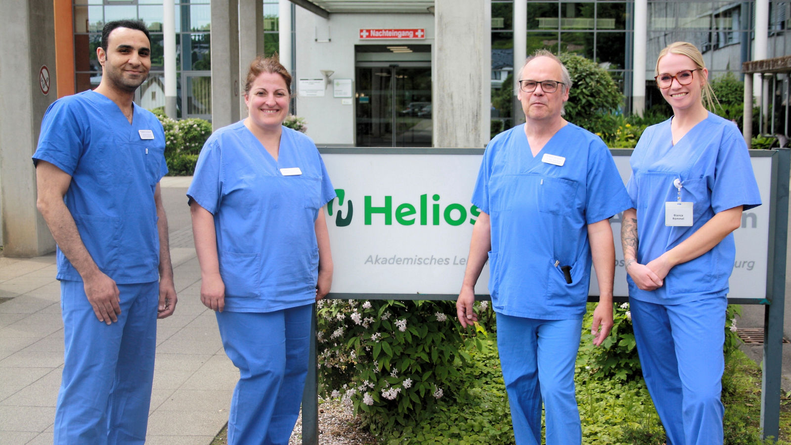 Das Team der Endoskopie um Dr. Georg Krupp freut sich über die Rezertifizierung