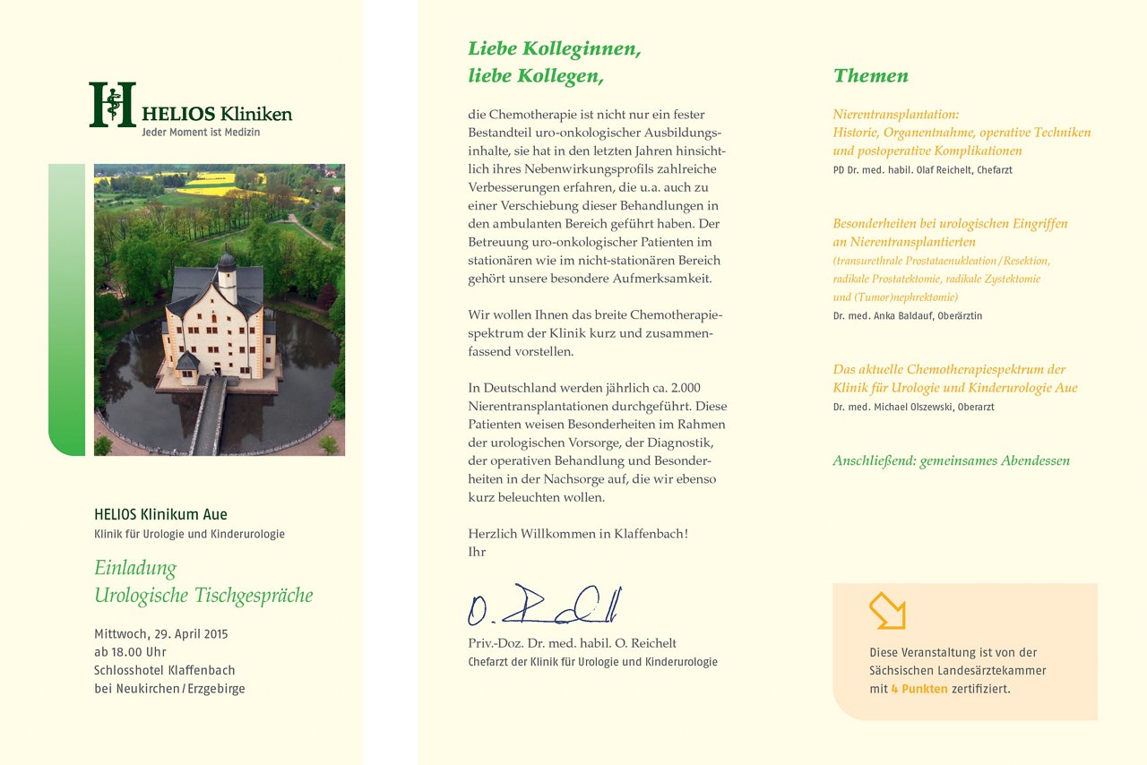 urologische Tischgespräche im Helios Klinikum Aue