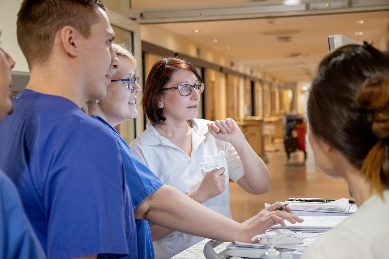 Visite auf der Intensivstation