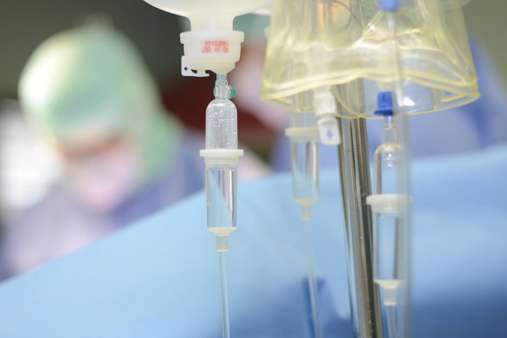 Infusion im OP-Saal