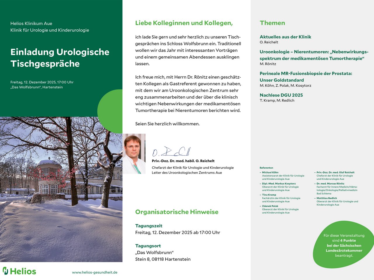 Urologische Tischgespräche 2025