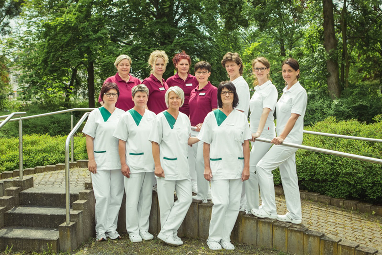 Das Team der Physiotherapie in der Helios Klinik Bleicherode