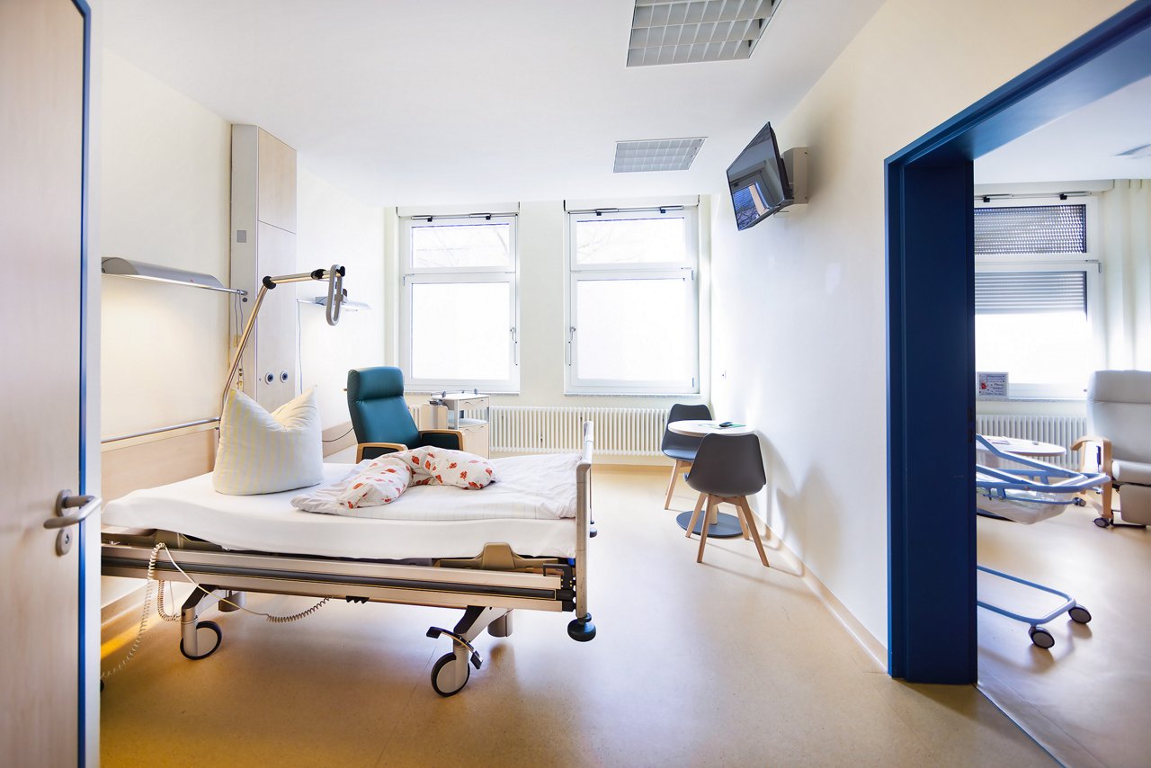 Geburtshilfe, Wochenstation, Zimmer, Helios Klinik Jerichower Land