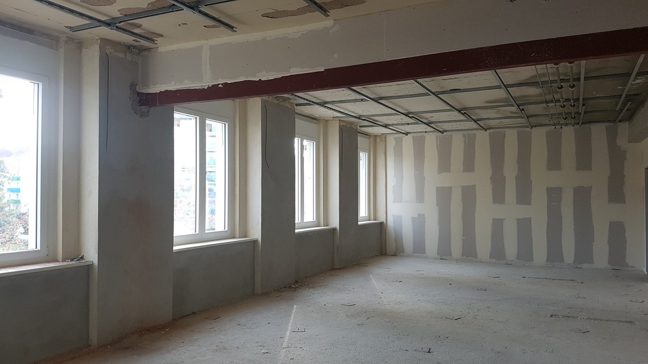 Schulungsraum Baufortschritt Helios Bildungszentrum Dresden