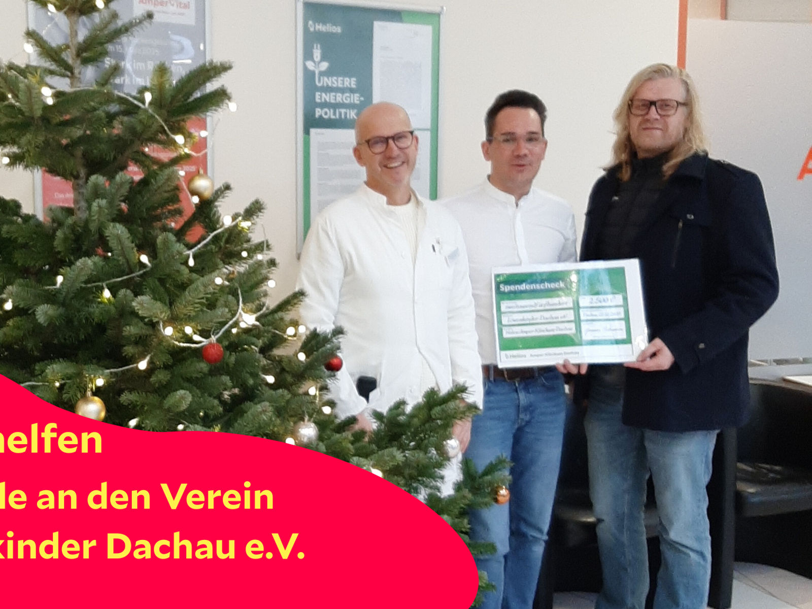 Gemeinsam helfen: Helios Amper-Klinikum spendet an den Verein Löwenkinder Dachau e.V.