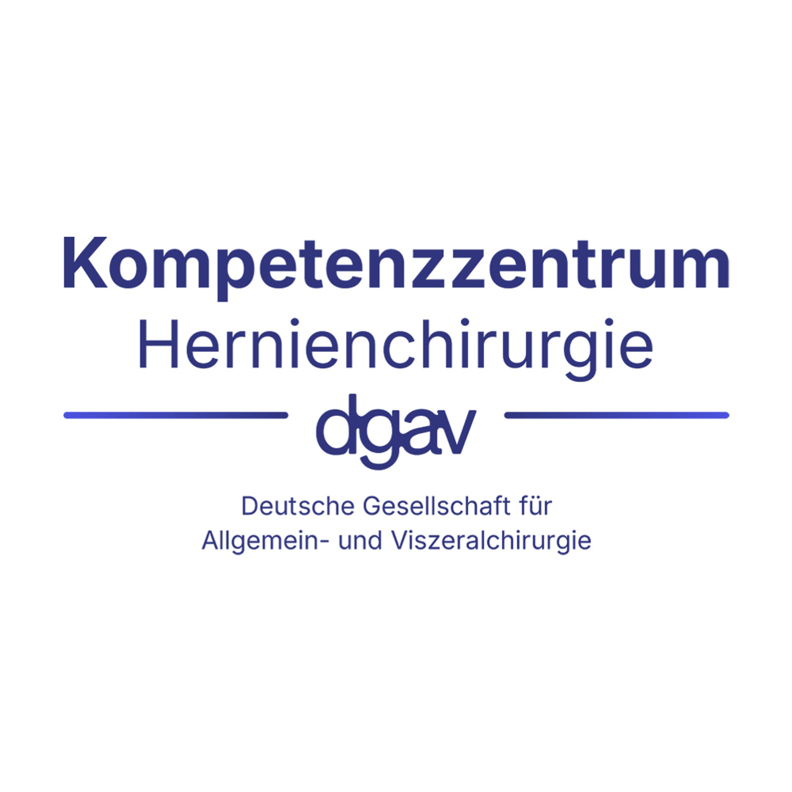 Siegel-Logo DGAV Kompetenzzentrum Hernienchirurgie